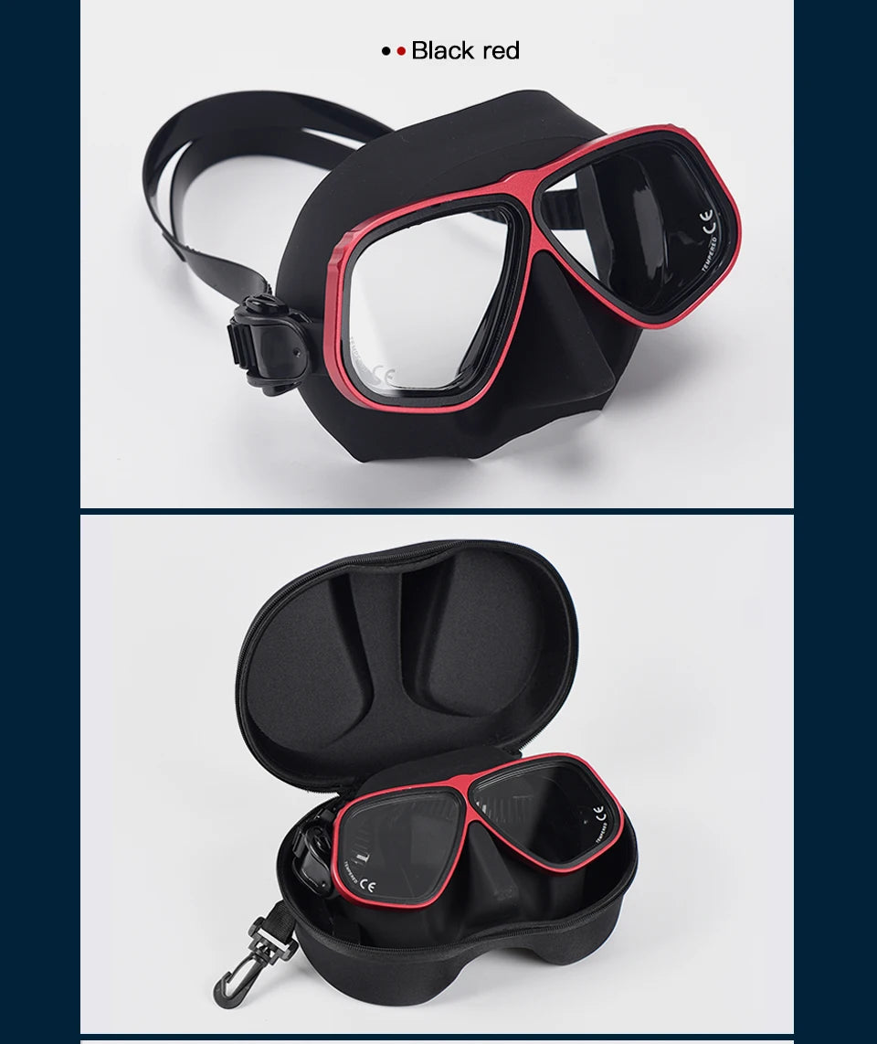 Similar Apollo's Free Diving Mask Aluminum Alloy Frame Mask Swimming Glasses 65cc Scuba diving Masks Snorkeling Wet Tube Set