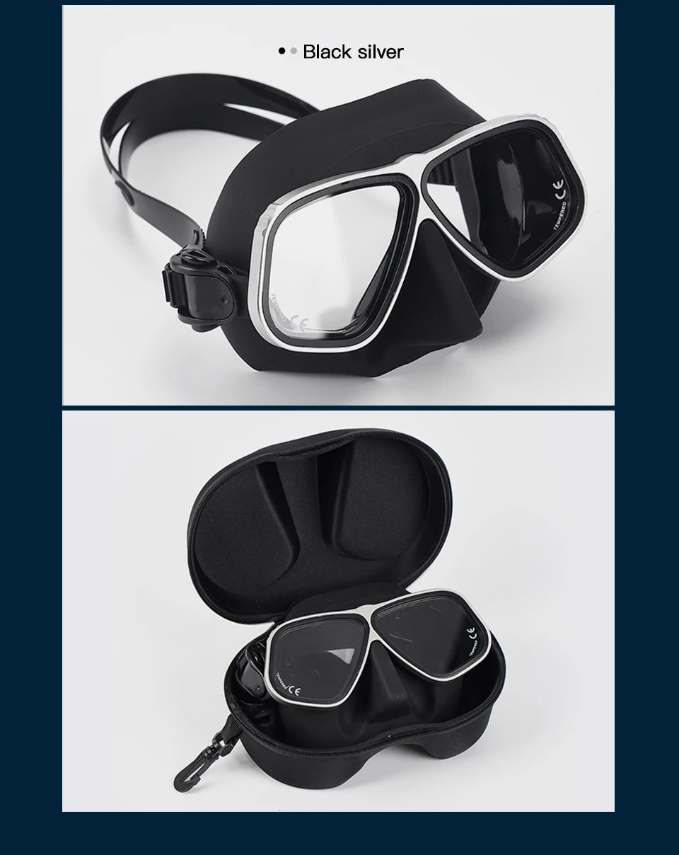 Similar Apollo's Free Diving Mask Aluminum Alloy Frame Mask Swimming Glasses 65cc Scuba diving Masks Snorkeling Wet Tube Set