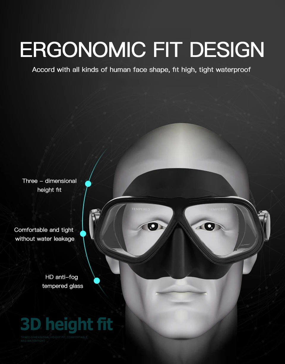 Similar Apollo's Free Diving Mask Aluminum Alloy Frame Mask Swimming Glasses 65cc Scuba diving Masks Snorkeling Wet Tube Set