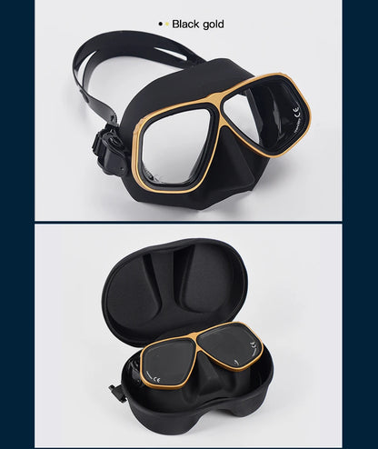 Similar Apollo's Free Diving Mask Aluminum Alloy Frame Mask Swimming Glasses 65cc Scuba diving Masks Snorkeling Wet Tube Set